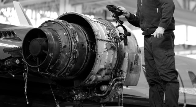 SINGLE-IMAGE_aerospace-engineer-checking-engine_feb24